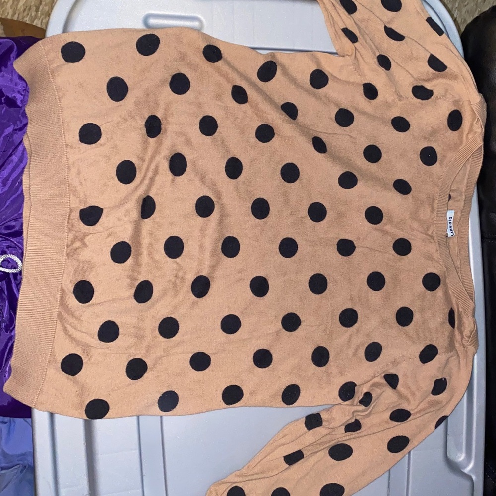 Polka dot sweater